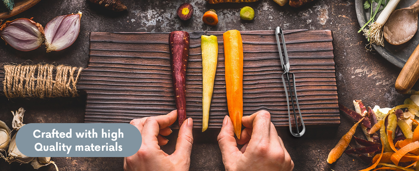 Linden Sweden Jonas Peeler Comfort Meets Safety Ergonomic Soft-grip handle peelers for kitchen