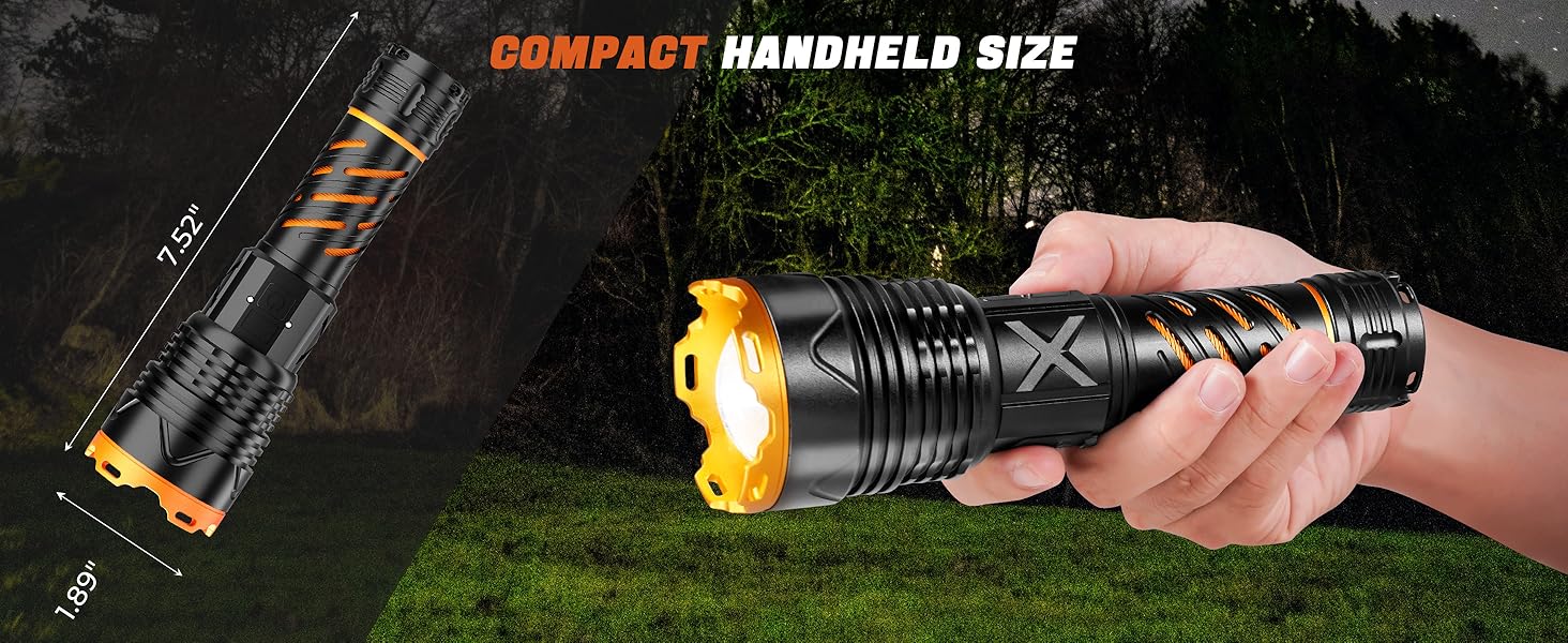 Flashlight High Lumens Rechargeable