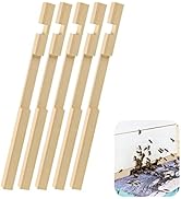 5 Pack Beehive Entrance Reducer 10 Frame Wood Bee Hive Entrance Reducer for Beekeeping, 2 Size Op...