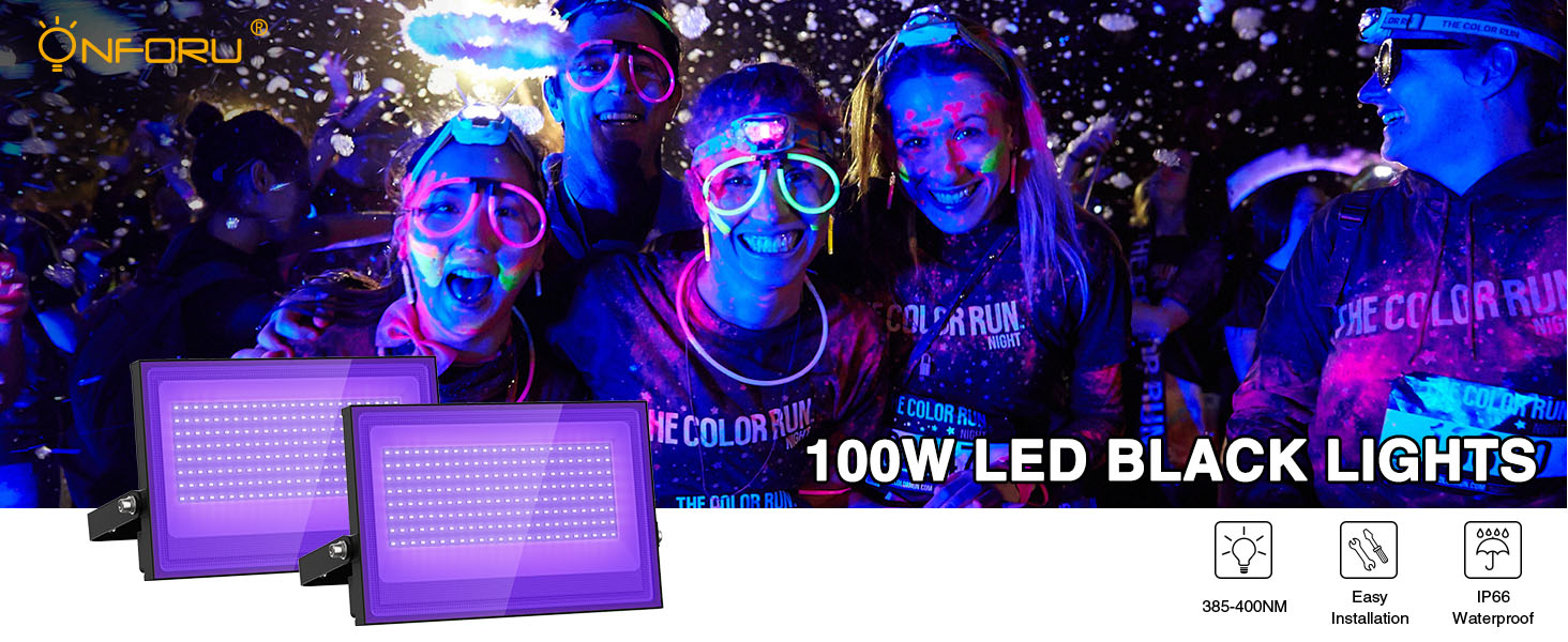 black light flood light