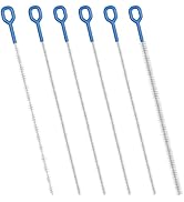 6 Pack Straw Cleaner Brush - 12.6 Inch Extra Long Straw Cleaners Different Sizes and Comfortable ...