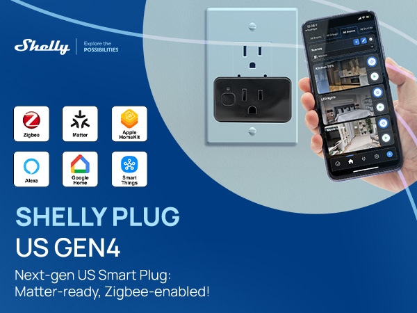 Shelly Plug Gen4 Black