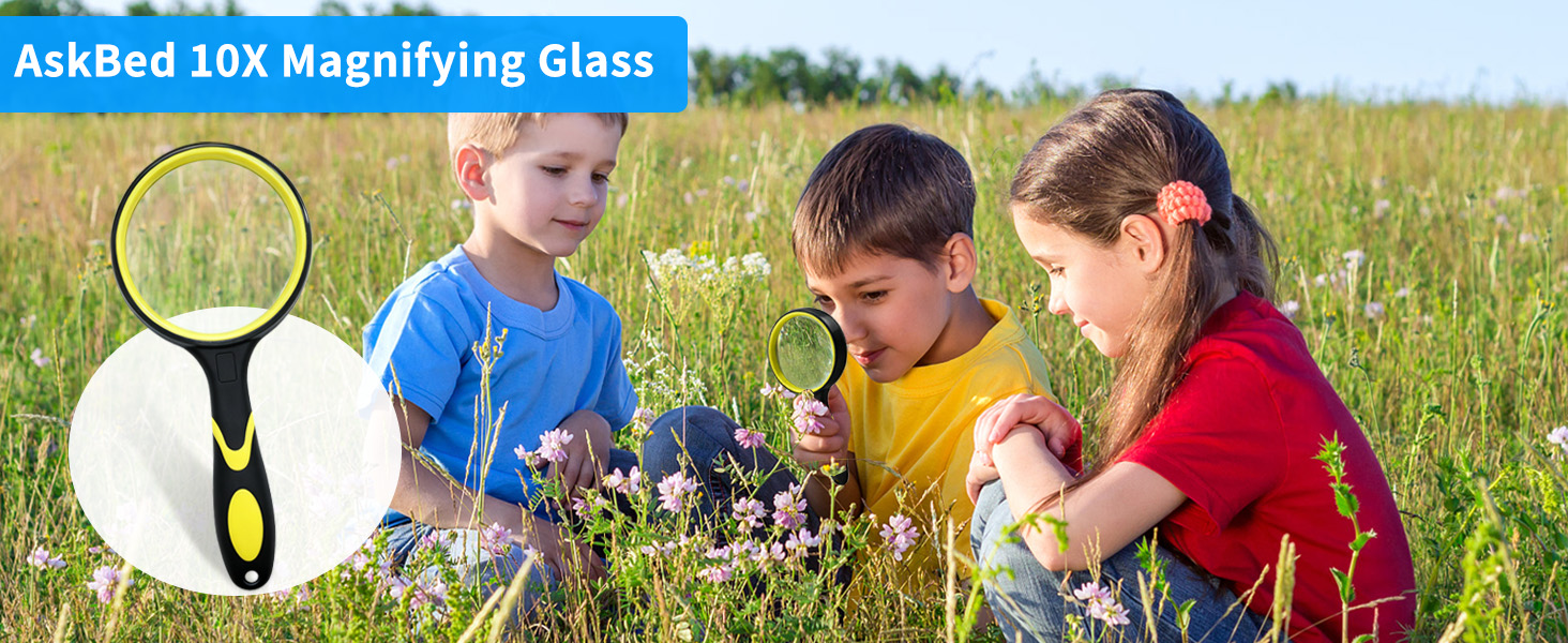 10X Magnifying Glass with Large