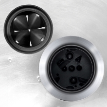removable splash guard sink disposal