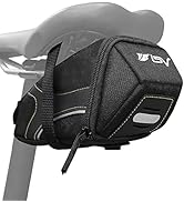 BV Bicycle Y-Series Strap-On Bike Saddle Bag / Bicycle Seat Pack Bag, Cycling Wedge with Multi-Si...