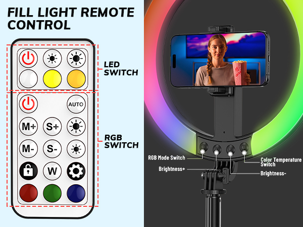 ring light tripod with stand, ring light for phone content creator essentials