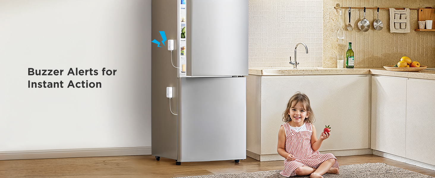 freezer alarm wireless wifi alert