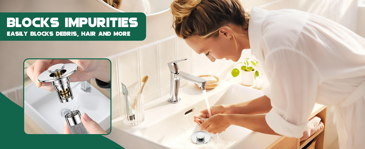 3 in 1 Sink Drain Strainer