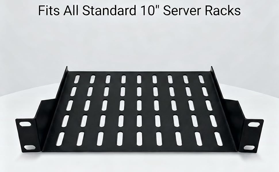 10 inch rack shelf