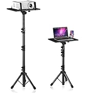 DECOSIS Projector Stand Tripod, Laptop Tripod Stand Adjustable Height from 23.5 to 63.5 inches wi...