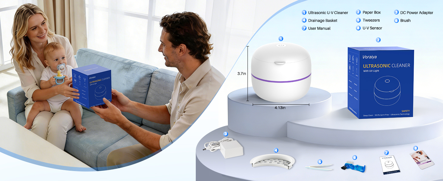 Voraiya Ultrasonic Retainer Cleaner Machine