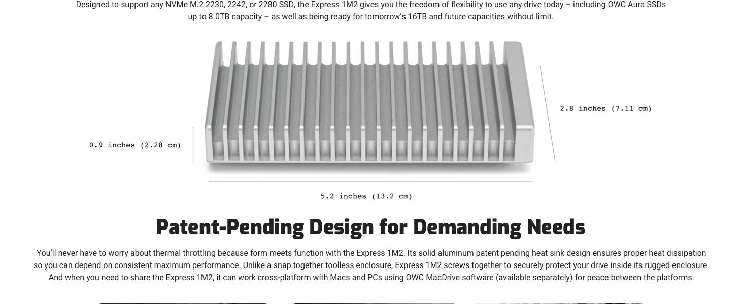 EXTERNAL SSD 1TB 2TB 4TB 8TB M.2 THUNDERBOLT USB4 STORAGE 4K MAC PC USB-C HARD DRIVE SOLID STATE 