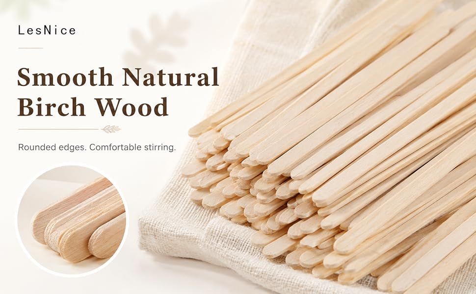 mooth Natural Birch Wood