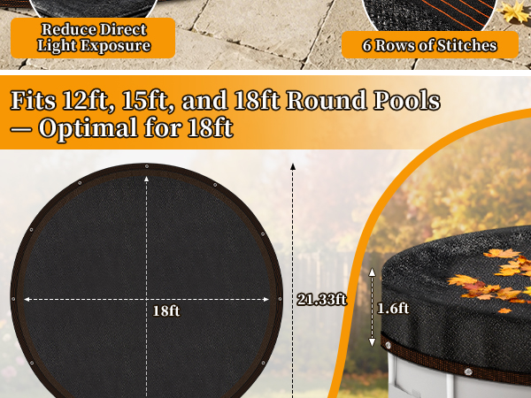 Pool Leaf Net-18ft