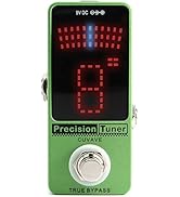SharkChili Chromatic Guitar Bass Tuner Pedal True Bypass with Wide Range Frequency Design(without...
