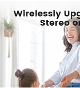 1Mii B06T3 Bluetooth 6.0 Receiver for Home Stereo, Knob Volume Control, RCA &amp; 3.5mm AUX Jack, Wir...