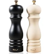 Salt and Pepper Grinder Pepper Mill Grinder Pepper Grinders Shakers Salt Mill Set of 2 with Adjus...