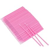 G2PLUS 500PCS Cotton Swabs, Disposable Micro Applicators Brush for Makeup and Personal Care Cosme...