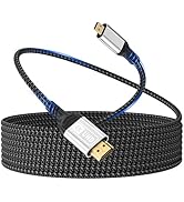 Micro HDMI to HDMI,6.56FT Cable 4K@60Hz Micro HDMI 2.0 Cable,3D HDR,ARC,Micro HDMI to HDMI Compat...