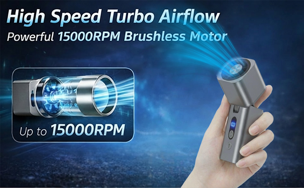 1500RPM HANDHELD TURBO FAN