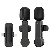 TXTUNE Wireless Lavalier Microphone for iPhone Android iPad - Noise Cancelling Phone Microphone U...