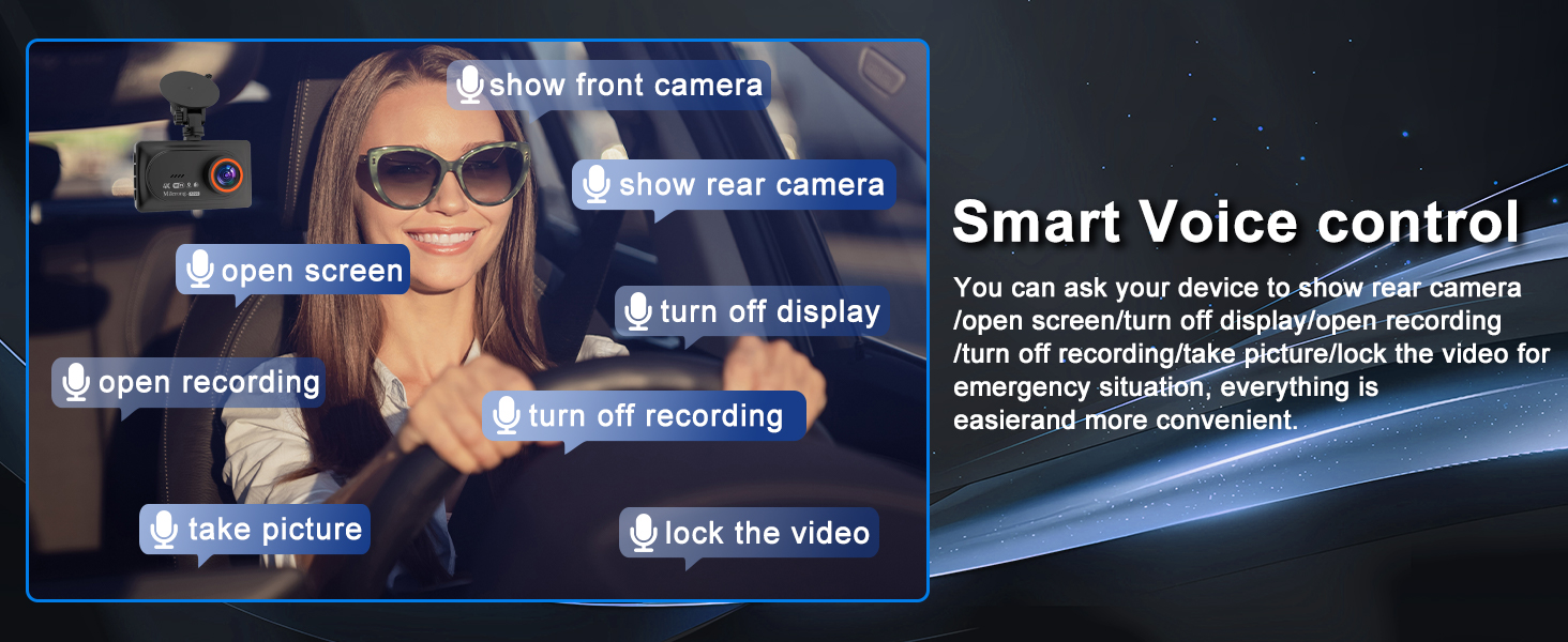 voice control dam cam