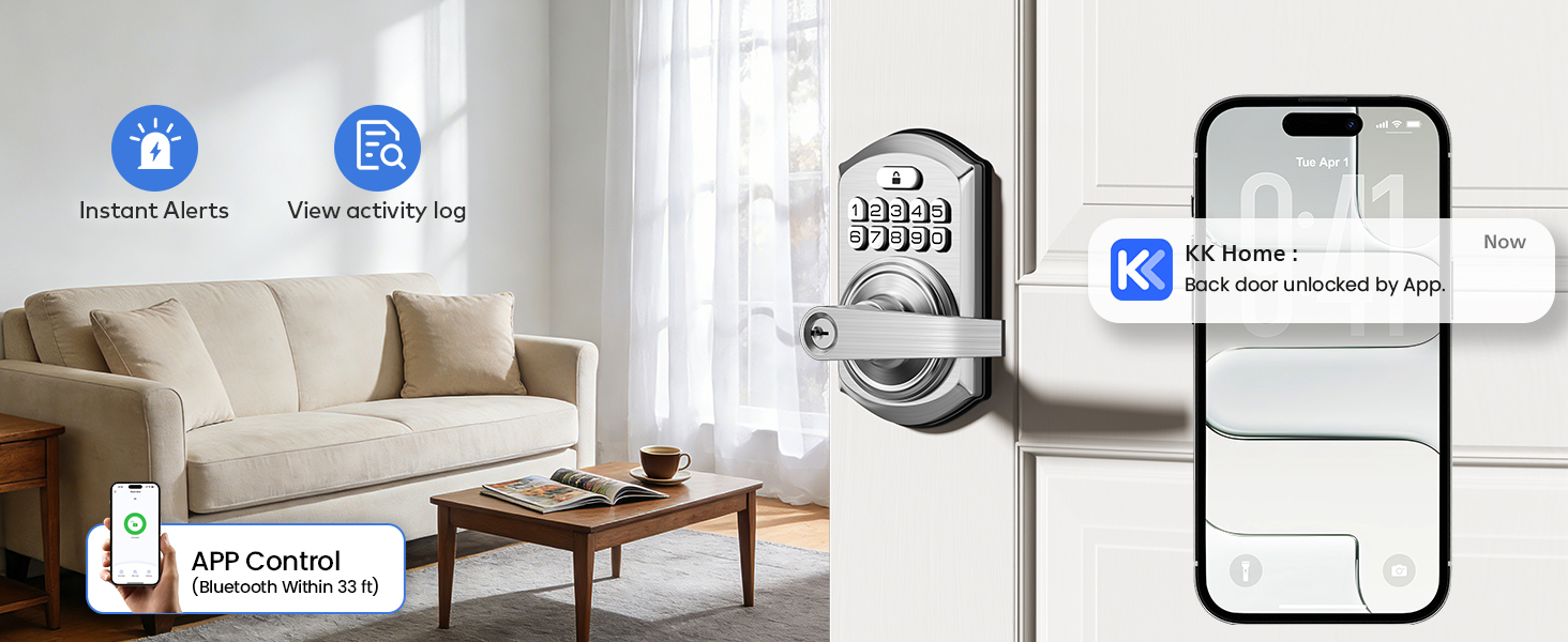 View and receive real-time logs within Bluetooth range