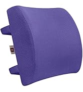 LOVEHOME Lumbar Support Pillow for Chair and Car, Back Support for Office Chair Memory Foam Cushi...