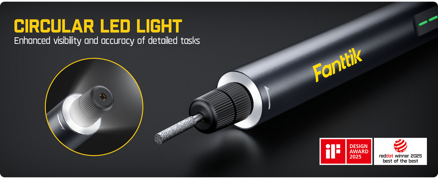 Fanttik F2 Master Mini Cordless Rotary Tool Kit 4V