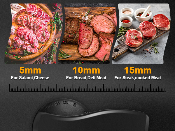 Meat Slicer Electric Deli Food Slicer