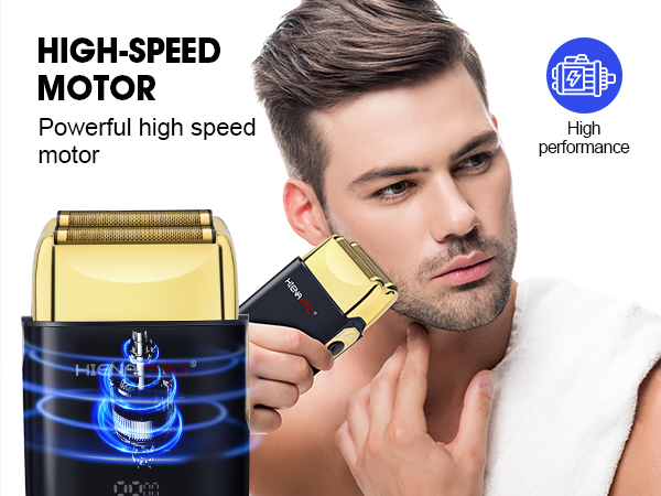 Foil Shaver Black Gold