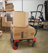 2-in-1 Folding Hand Truck Dolly 330LB Load Carrying Foldable Dolly