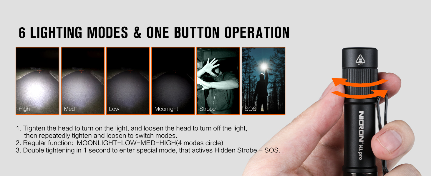 flashlight 6 modes