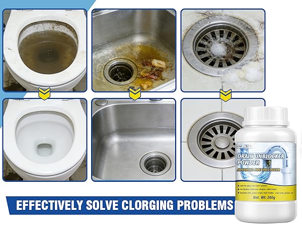 Complete Drain Clog Remover System - sink and drain cleaner