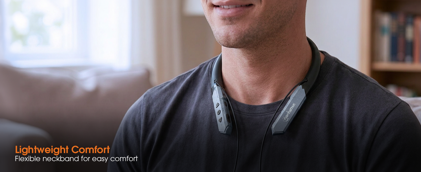 wireless headphones for running neckband earbuds for work bluetooth headphones with microphone