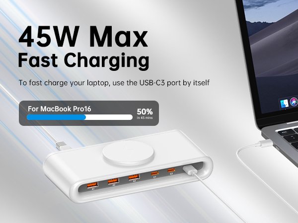 45W Max Fast Charging