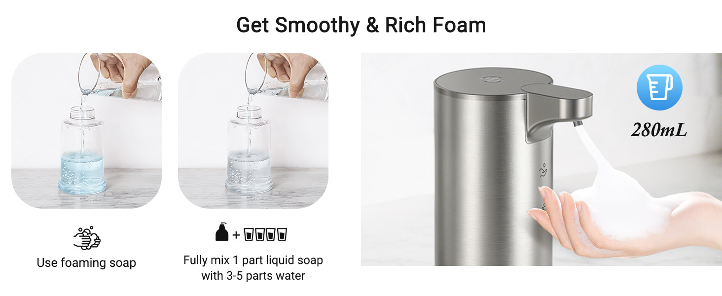 foam soap dispenser automatic
