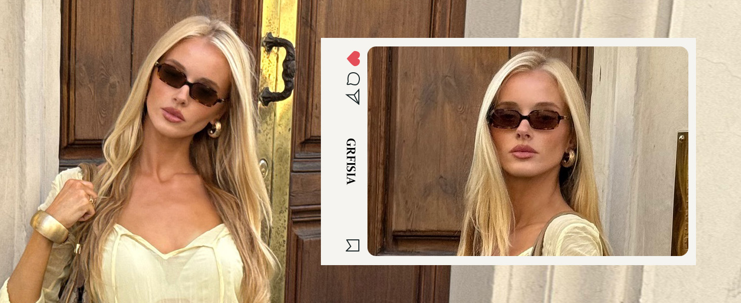 Small rectangle sunglasses