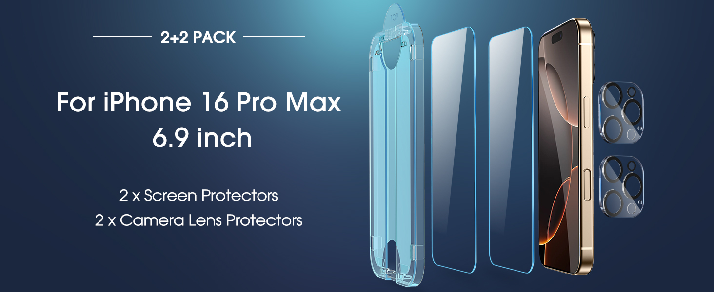 iphone 16 pro max screen protector Tempered Glass