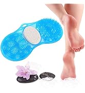 YUYTE Foot Scrub Acupressure Massager, Shower Foot Scrubber Mat, Bath Shower Anti Slip Mat, Bath ...