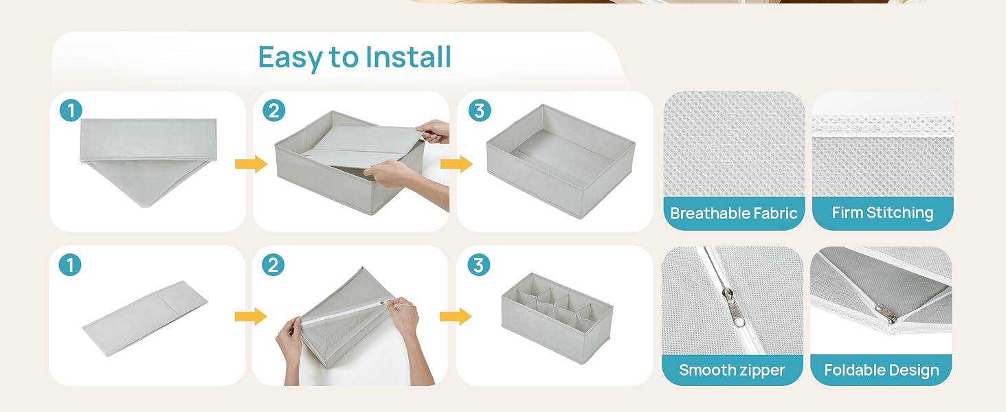 sock drawer organizer