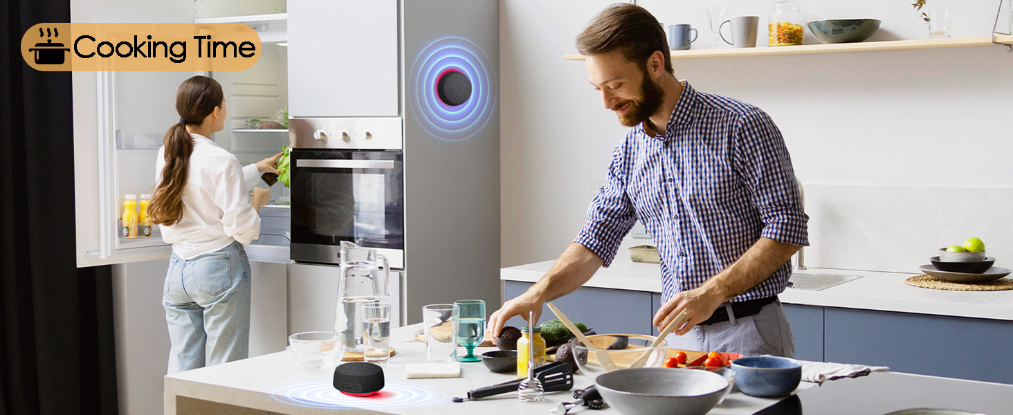 magnetic bluetooth speaker for cooking use
