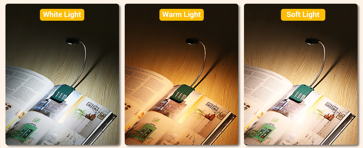 clip on book light