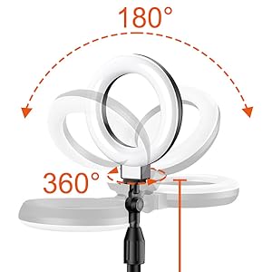 Desk Ring Light with Stand