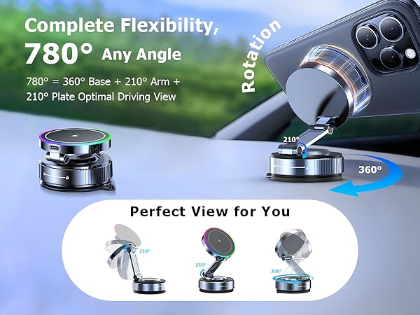wireless car charger mount