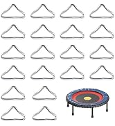 DOERDO DD 20Pcs Stainless Steel Triangle Ring for Trampoline Replacement Repair Belt Bag Webbing ...