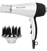 REVLON Volume Booster, Hair Dryer with Curl Enhancing Diffuser | Increase Volume, Decrease Frizz ...