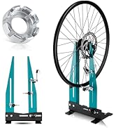 SJXHRFXY Bicycle Wheel Truing Stand, Black High Carbon Steel, Adjustable 3.5-5.9in Width, for 27....