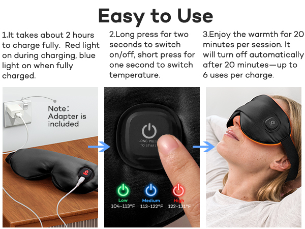 heated eye mask for dry eyes