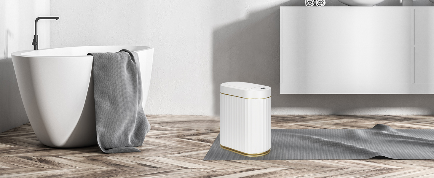 motion sensor trash can